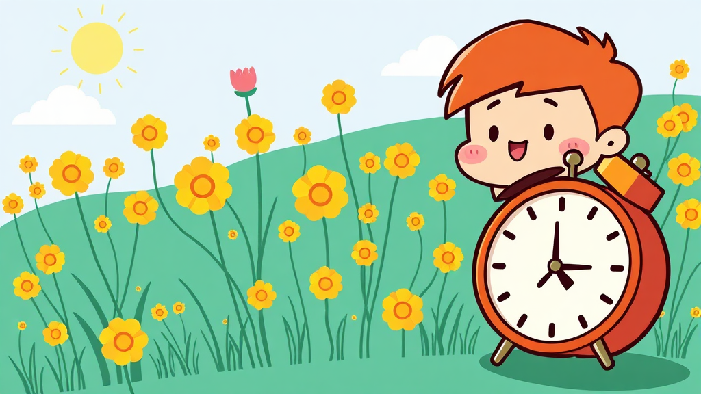 신청 기간 (cartoon 스타일)