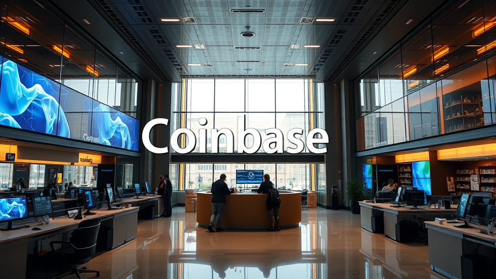 코인베이스: 암호화폐 거래소의 핵심 이해 (realistic 스타일)