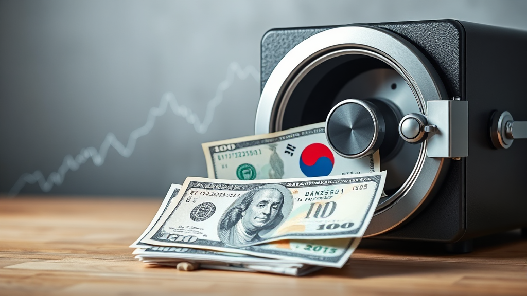 외화통장, 왜 필요할까? (realistic 스타일)