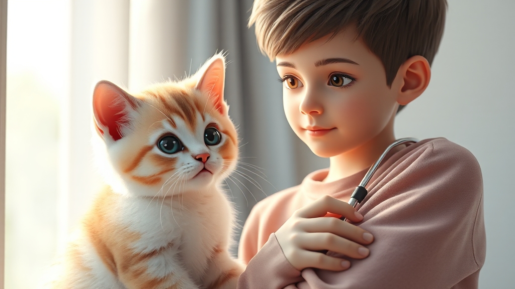 고양이 나이 환산, 과학적 근거는? (realistic 스타일)