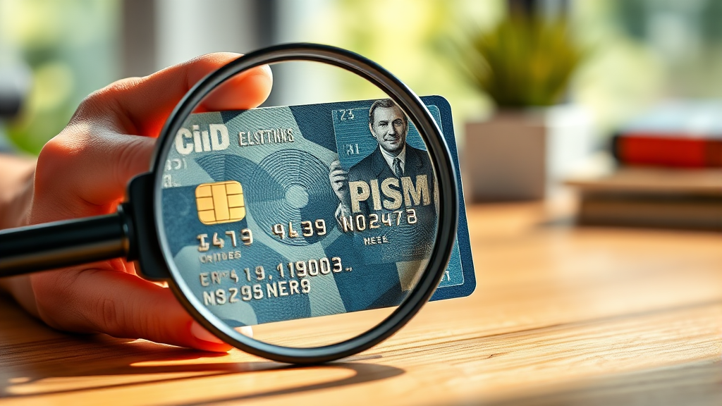 카드 금리, 꼼꼼히 비교해야 할까? (realistic 스타일)