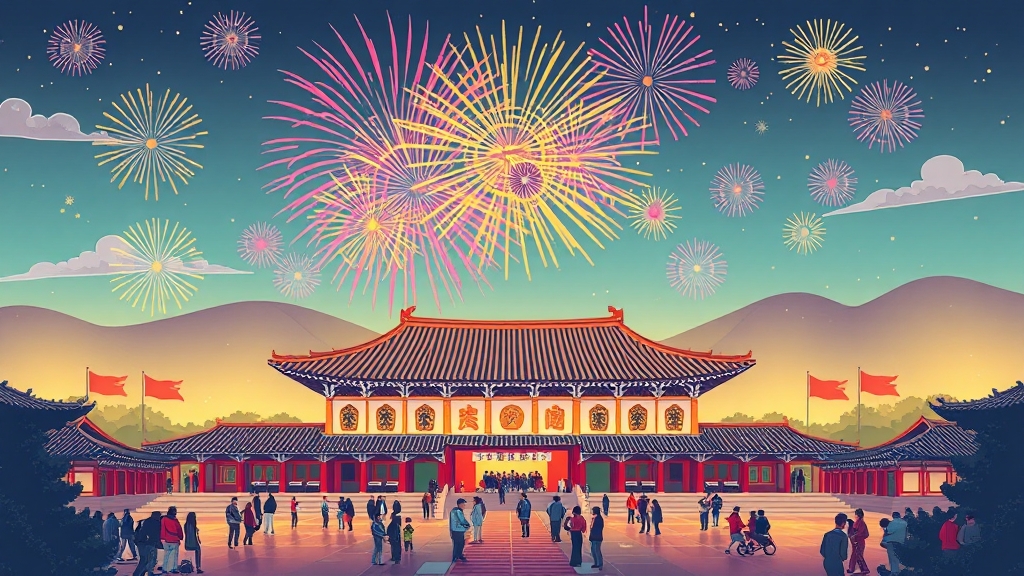 APEC 행사 일정 및 장소 (cartoon 스타일)