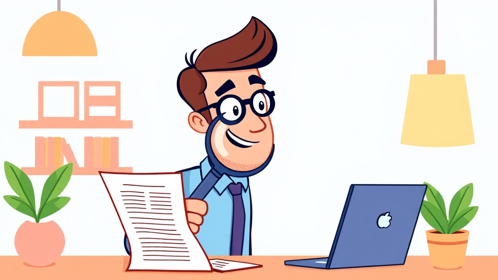 가입 전 꼭 확인해야 할 사항 (cartoon 스타일)