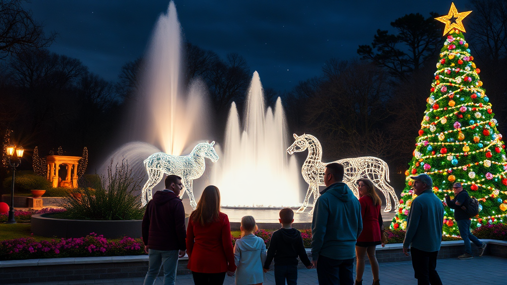 프라자 핵심 즐길 거리: 신나는 놀이기구와 다채로운 볼거리 (realistic 스타일)