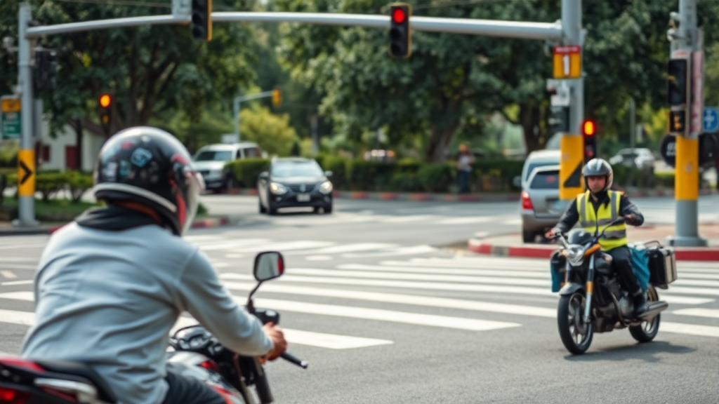 AI 단속, 꼼짝없이 걸린다? (realistic 스타일)