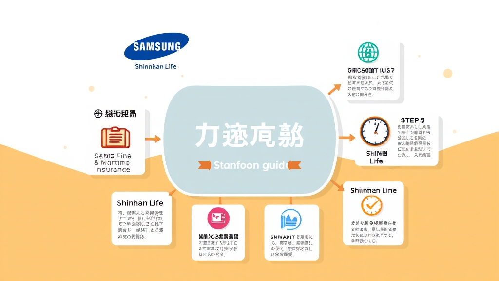 보험사별 청구 방법 비교 (cartoon 스타일)