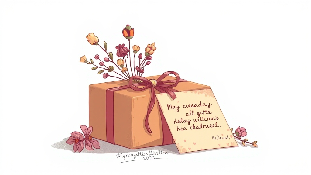선물 포장 아이디어 (illustration 스타일)