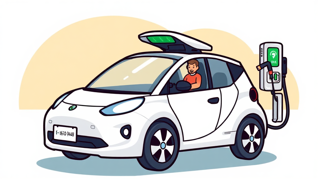 궁금증 해결! 환경부 전기차 카드 FAQ (cartoon 스타일)