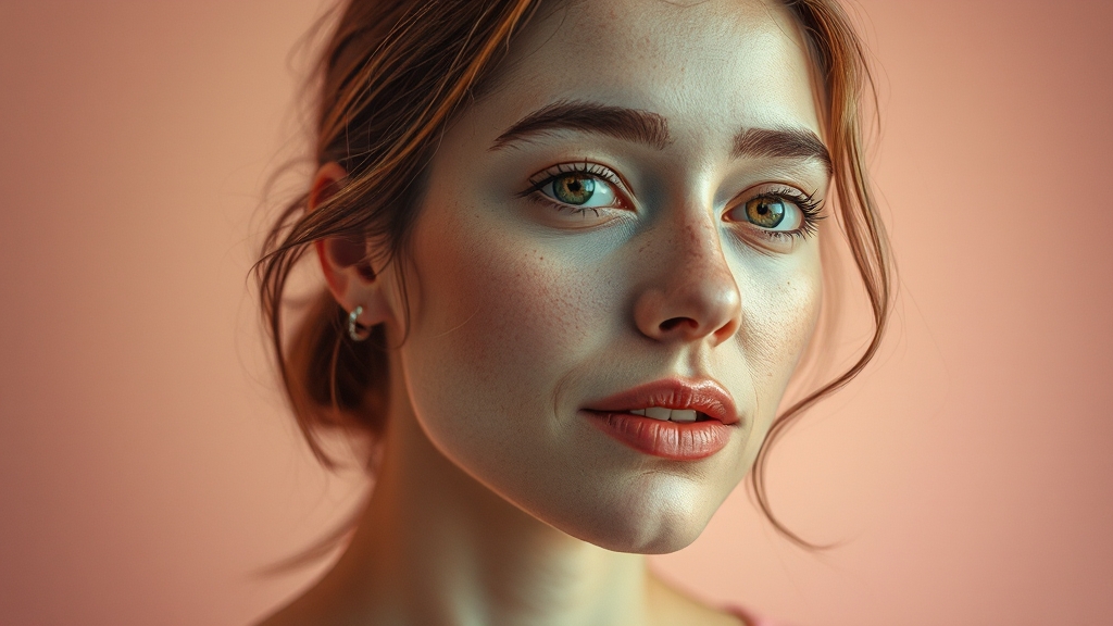 헤어 컬러링: 퍼스널 컬러 고려 (realistic 스타일)