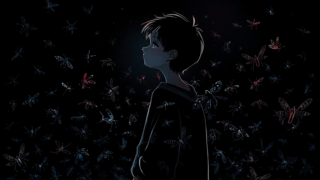 꿈속 벌레, 무엇을 상징할까? (illustration 스타일)