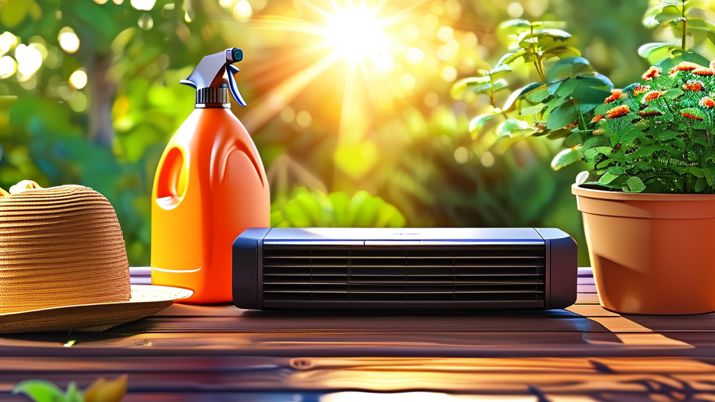 여름철 에어컨 고장, 미리 예방하는 방법 (realistic 스타일)