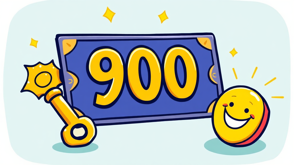 900점 달성을 위한 단계별 전략 (cartoon 스타일)