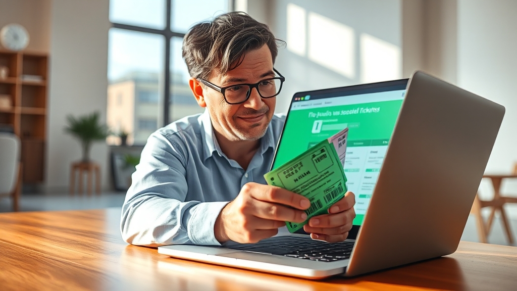 티켓팅 준비: 성공의 첫걸음 (realistic 스타일)