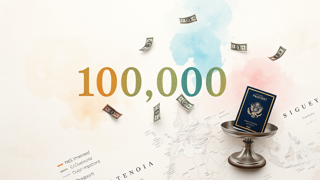 무증빙 해외송금 완벽 가이드 (10만 달러) 4 한도 및 조건 상세 안내 (watercolor 스타일)