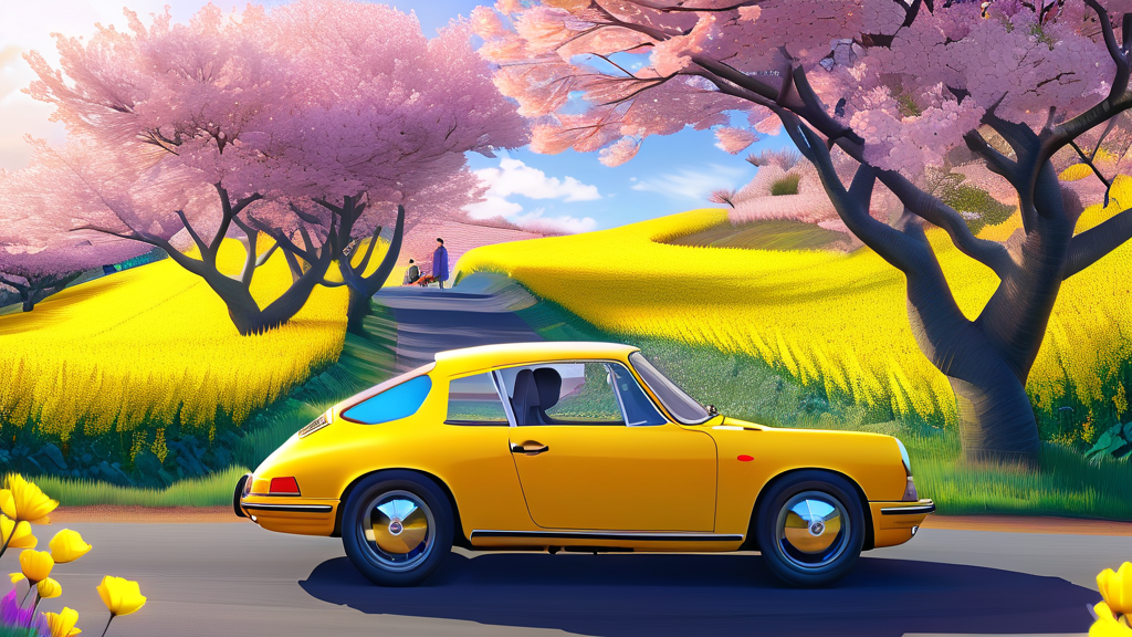 제주 벚꽃 여행, 이것만은 꼭 알고 가세요! (realistic 스타일)