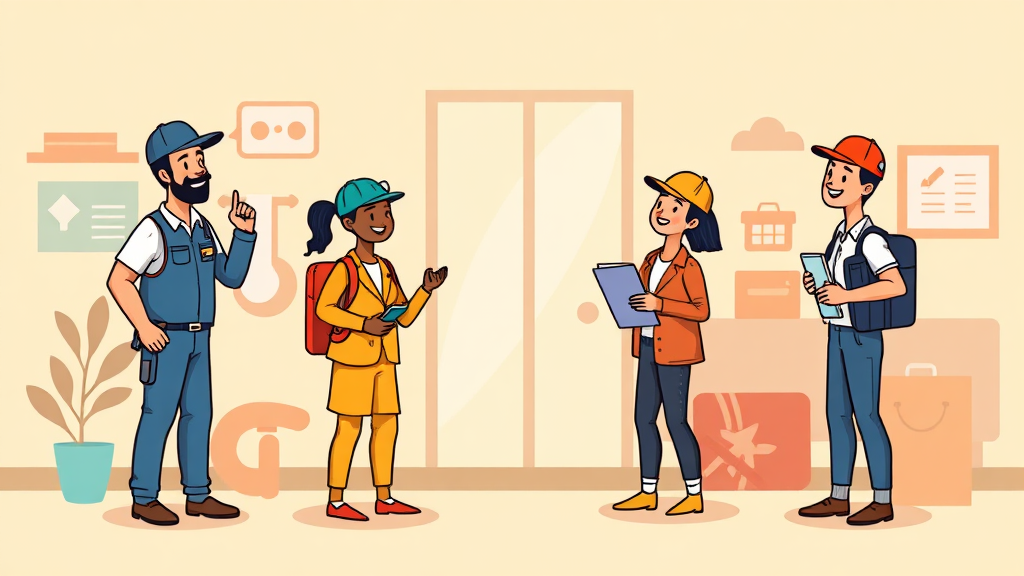 산재보험, 누가 신청할 수 있나? (cartoon 스타일)