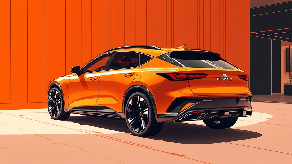 GV60 마그마 출시 정보 및 전망 (illustration 스타일)