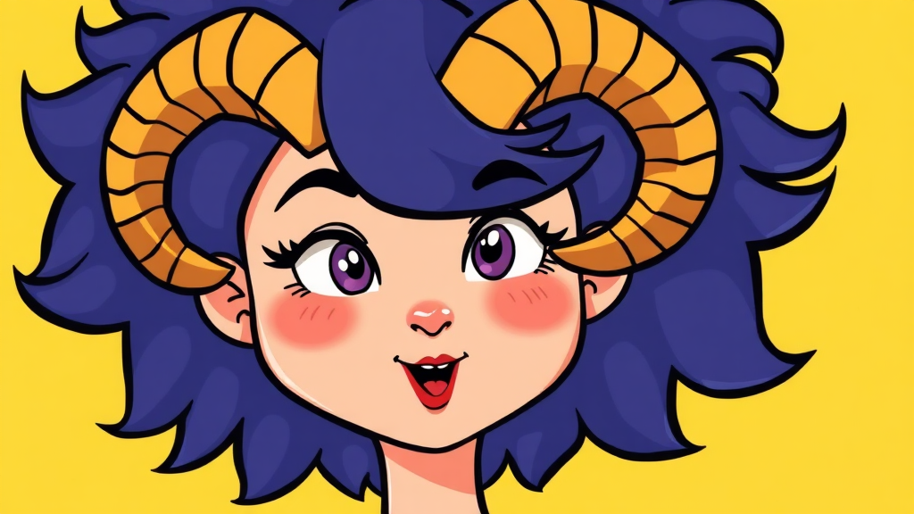 산양컷, 어떻게 연출할까? 스타일링 가이드 (cartoon 스타일)