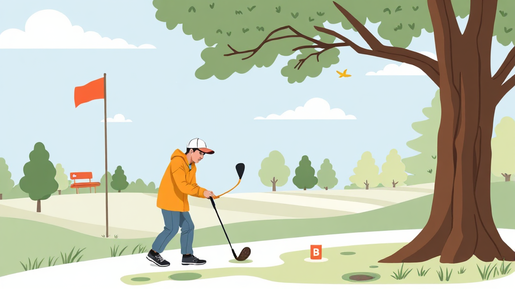 성공적인 파크골프장 예약을 위한 필수 체크리스트 (illustration 스타일)