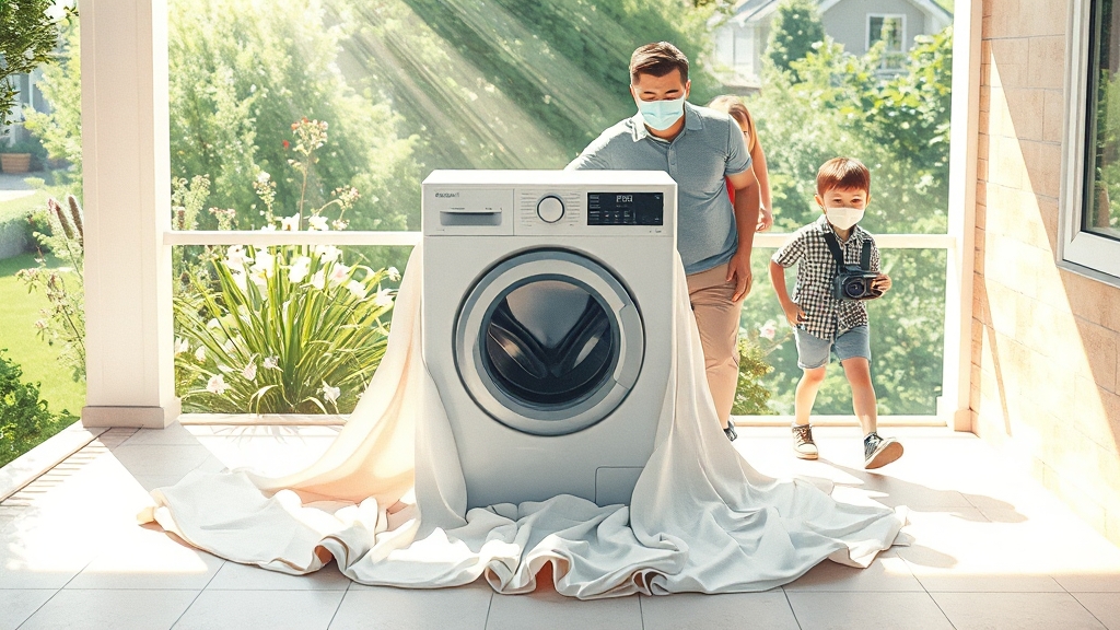 건강한 세탁 생활의 시작 (watercolor 스타일)