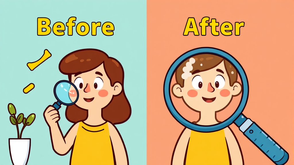 섭취 시 주의사항 및 부작용 (cartoon 스타일)