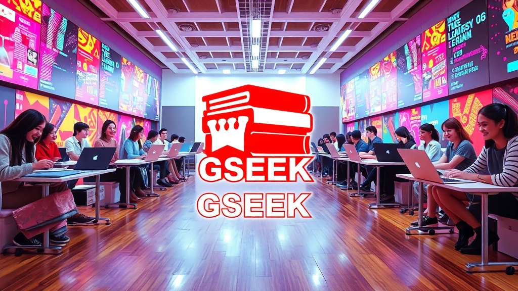 GSEEK, 어떤 곳인가요? (popart 스타일)