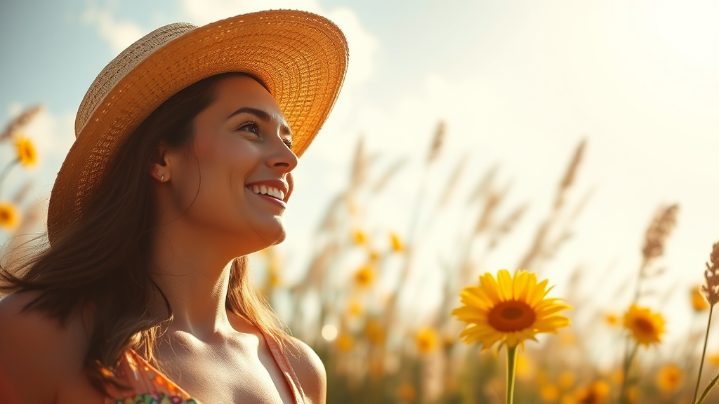 건강한 삶을 위한 비타민 D 활용법 (realistic 스타일)