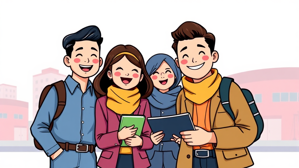 정부 정책 및 전망 (cartoon 스타일)