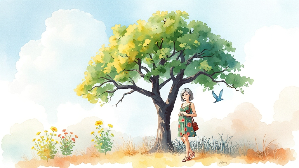 재취업, 용기를 내어 도전하세요! (watercolor 스타일)