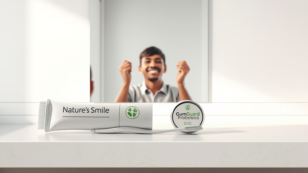 시린 이, 잇몸 염증, 어떻게 관리할까? (illustration 스타일)