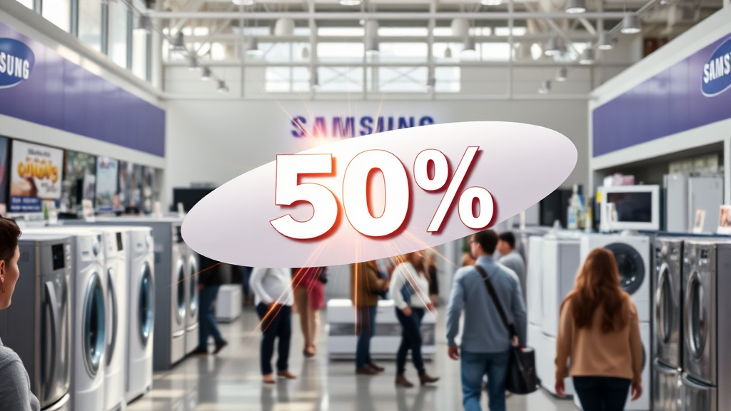 반값 할인, 어떤 제품을 노려야 할까? (realistic 스타일)