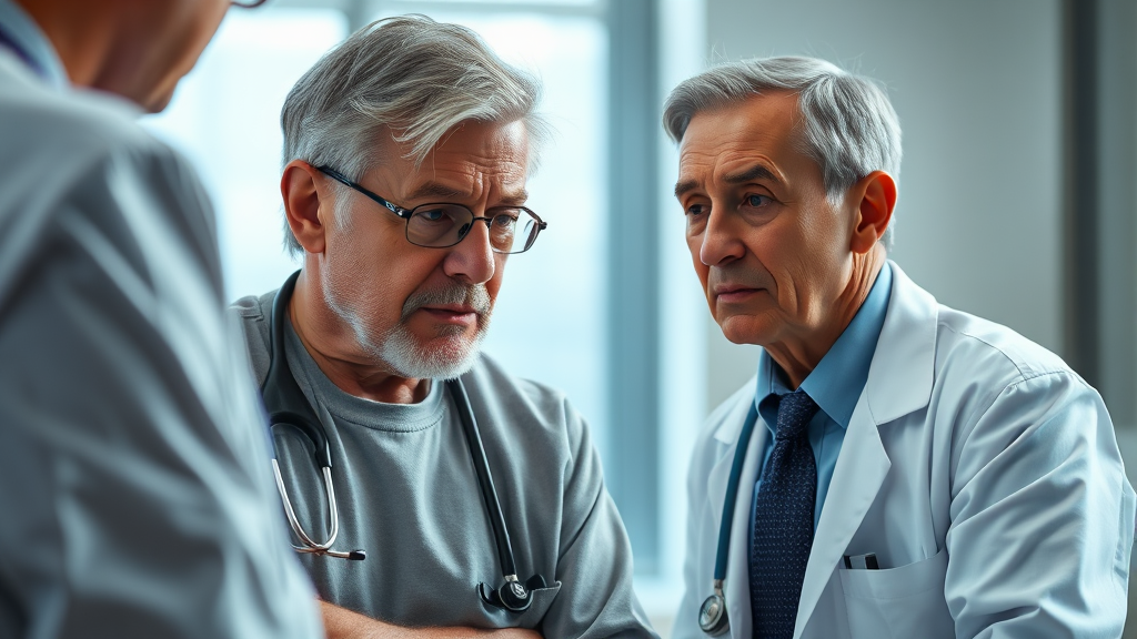 알부민 부작용 및 주의사항 (realistic 스타일)