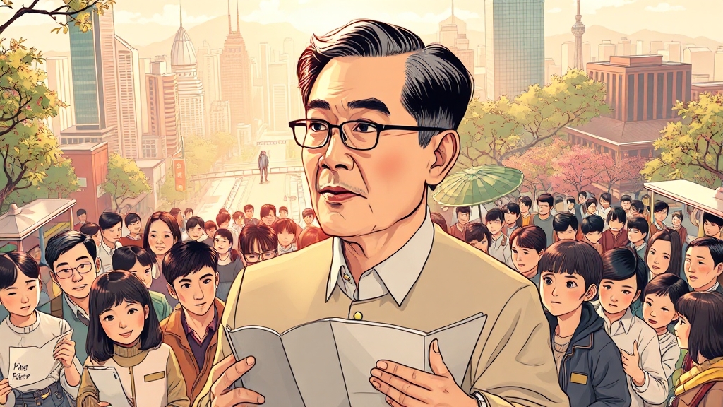 노무현 대통령의 삶과 유산 (illustration 스타일)