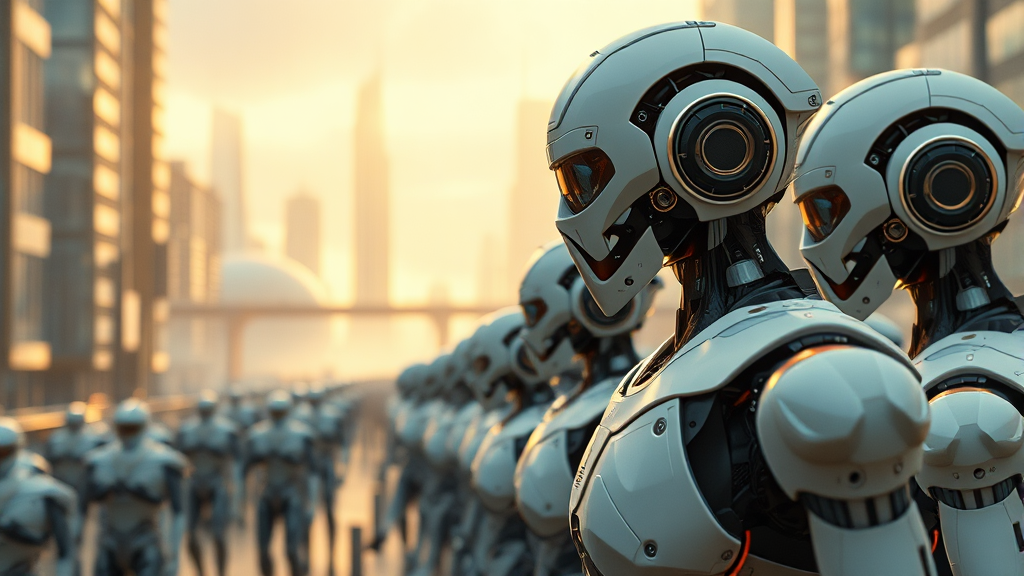 휴머노이드 로봇 특허 경쟁 (realistic 스타일)