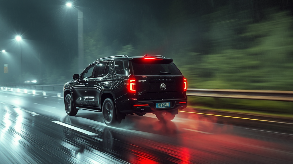 GV80 뛰어난 주행 성능 및 첨단 안전 기능 (watercolor 스타일)