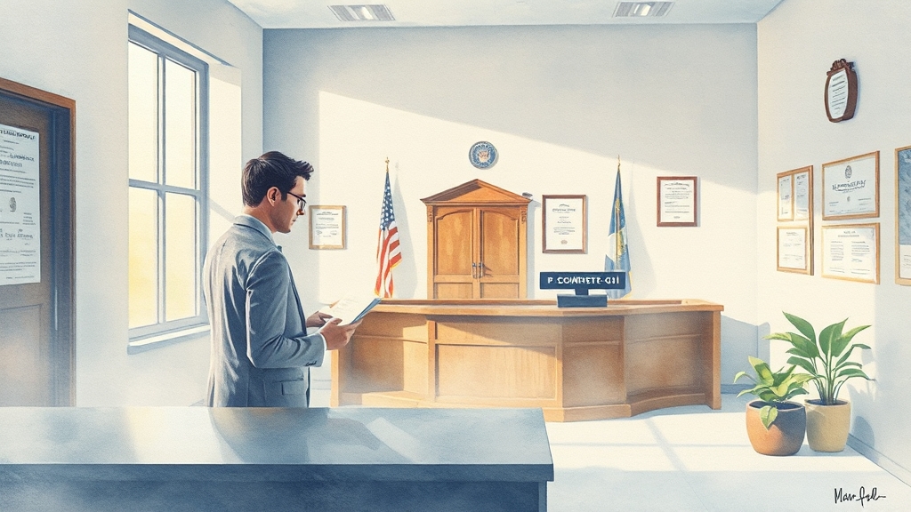 사건번호 조회 시 주의사항 (watercolor 스타일)