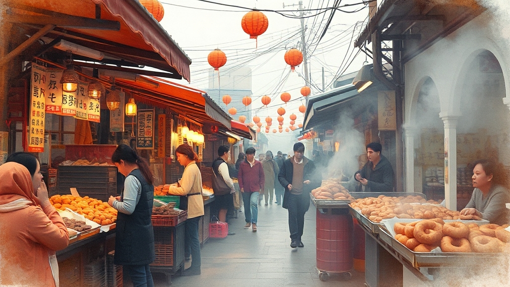 현지인 추천 맛집 Best! (watercolor 스타일)
