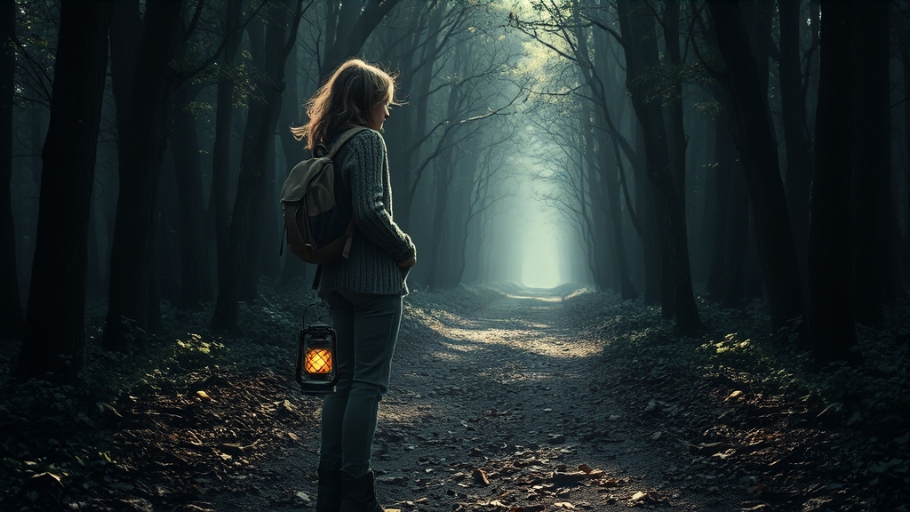 길 잃는 꿈, 왜 꾸는 걸까? 🤔 (realistic 스타일)