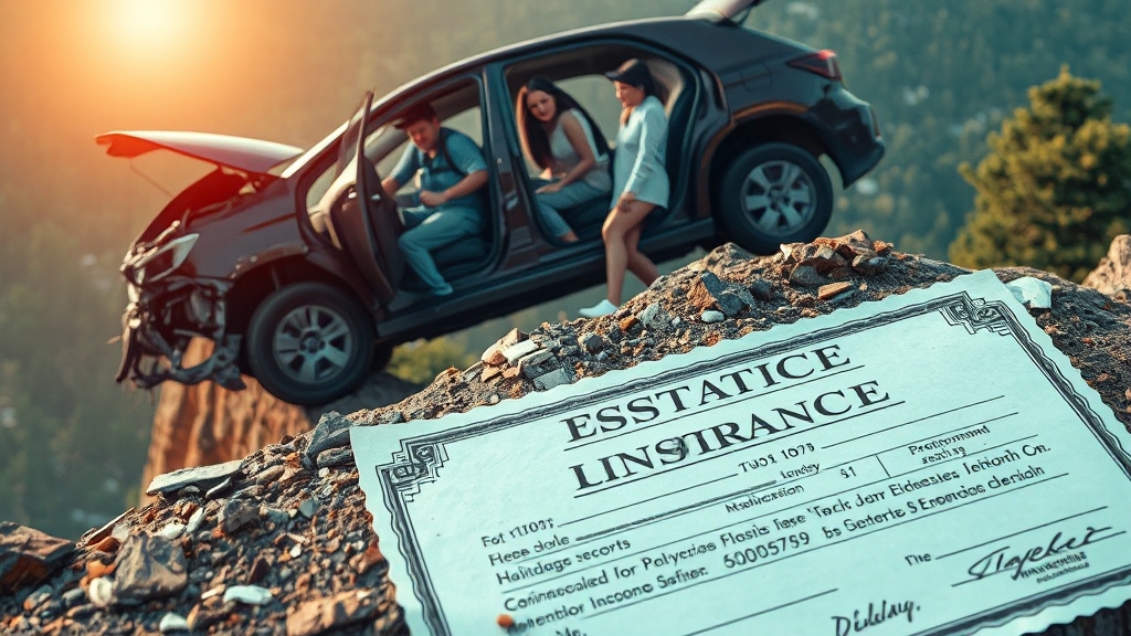 사고 발생 시 보험 작동 방식 (realistic 스타일)