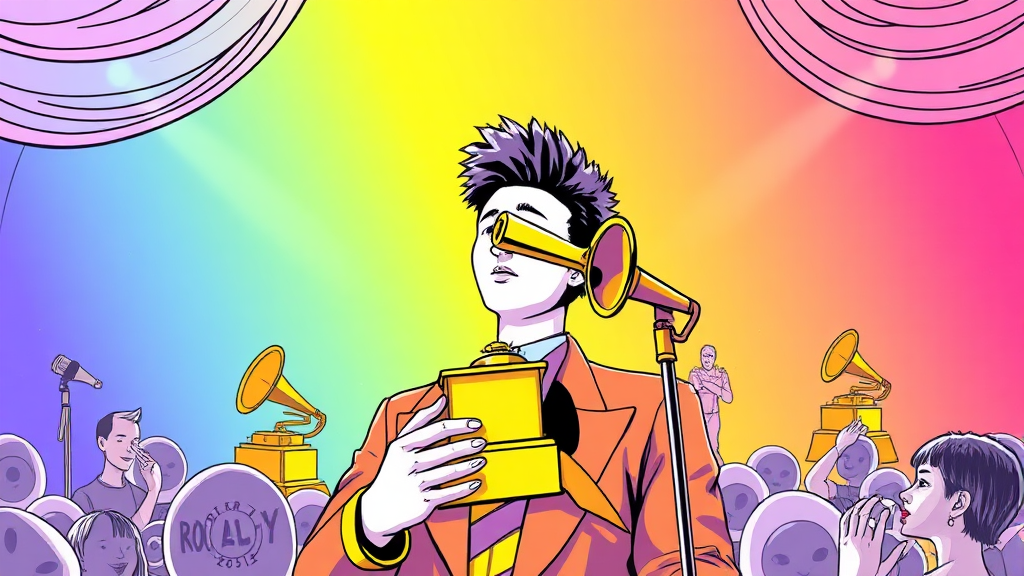 2026 그래미, 어떤 시상식? (illustration 스타일)