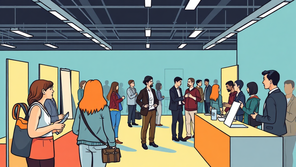 현장에서 효과적인 참여 방법 (illustration 스타일)