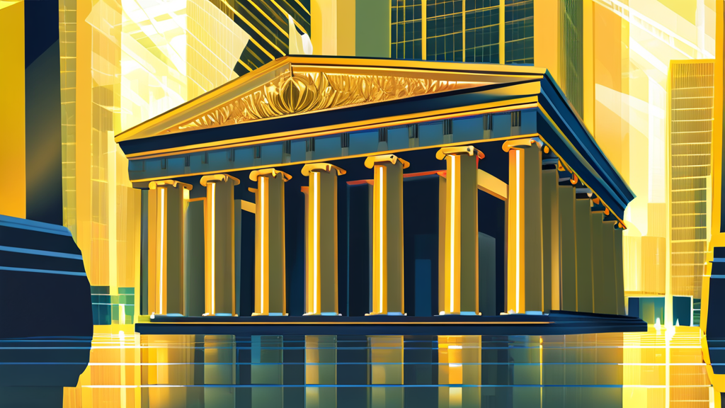 금 ETF란 무엇인가? 금값 상승에 투자하는 새로운 방법 (illustration 스타일)