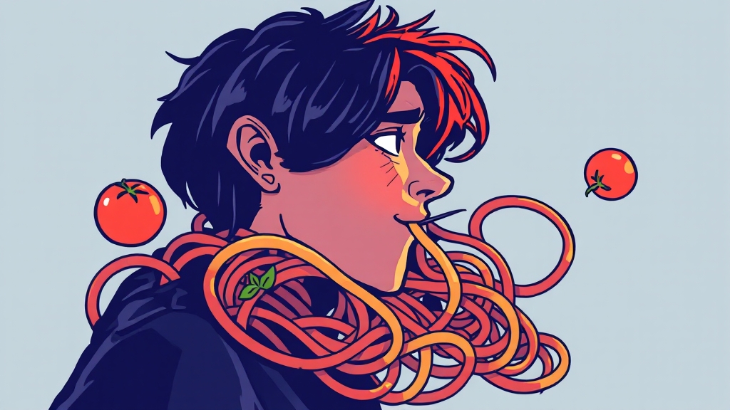 신곡 ‘SPAGHETTI’ 심층 분석 (cartoon 스타일)