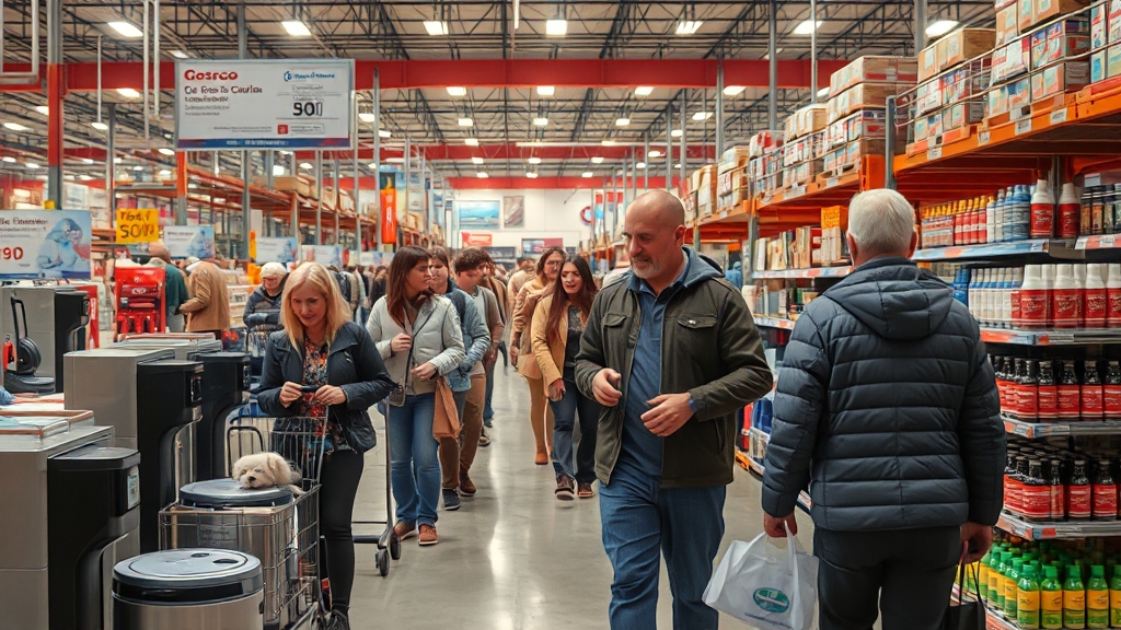 코스트코 할인 행사: 건강/미용, 주방, 반려동물 용품 (realistic 스타일)