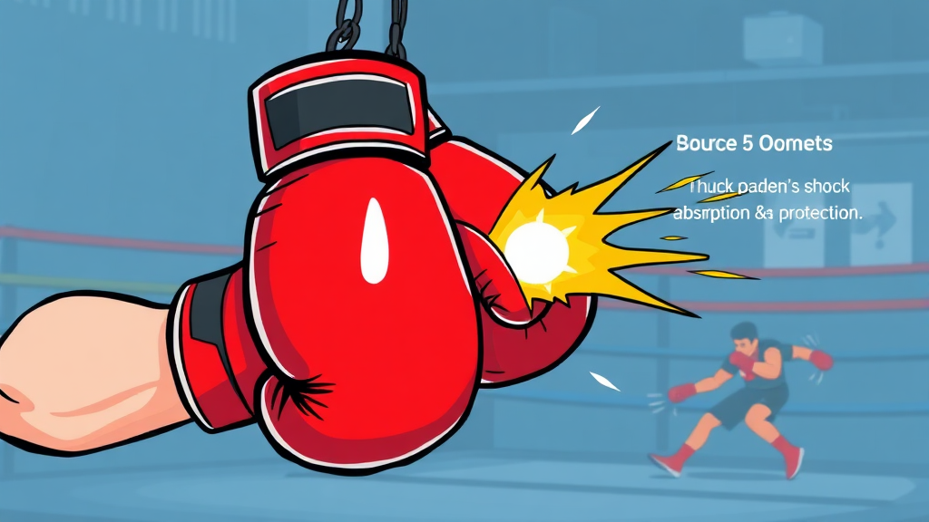 복싱 글러브 온스, 무엇을 의미할까? (cartoon 스타일)