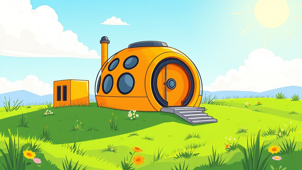 미래 에너지 대안? (cartoon 스타일)