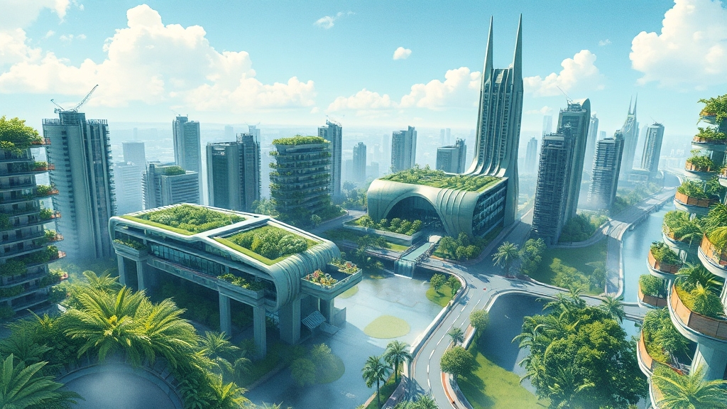 산업 동향 & 시장 전망 (watercolor 스타일)