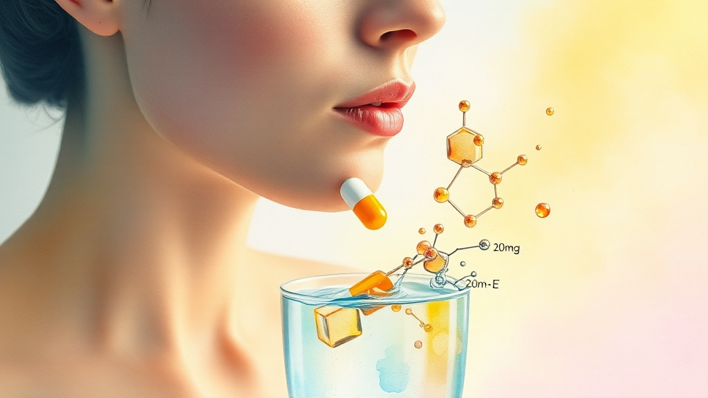 올바른 섭취 방법은? (watercolor 스타일)