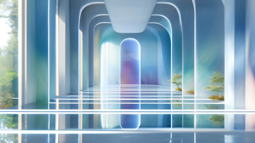 AI 관련 가이던스: 지속적인 성장 동력 확인 (watercolor 스타일)