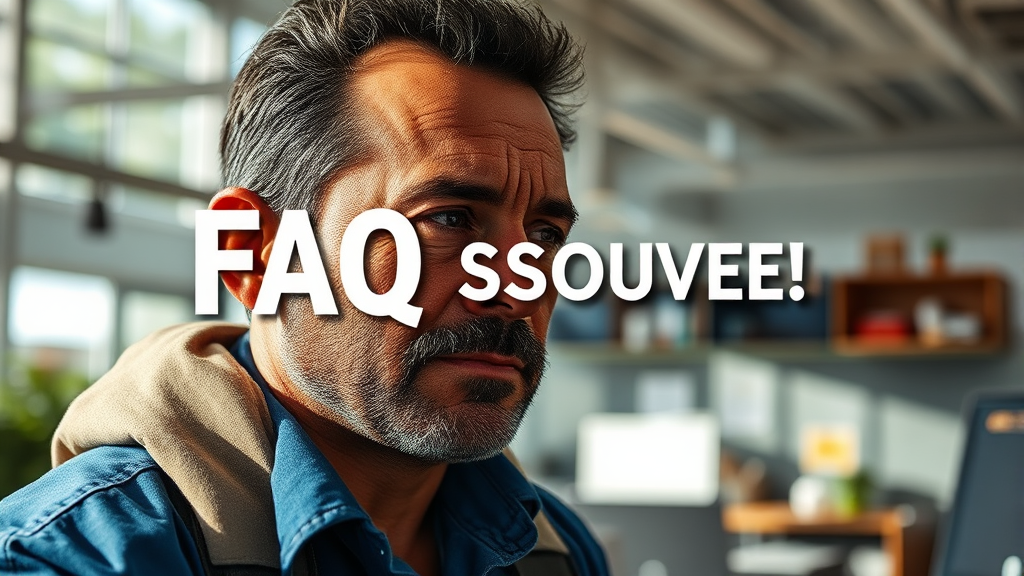 FAQ로 궁금증 해결 (realistic 스타일)